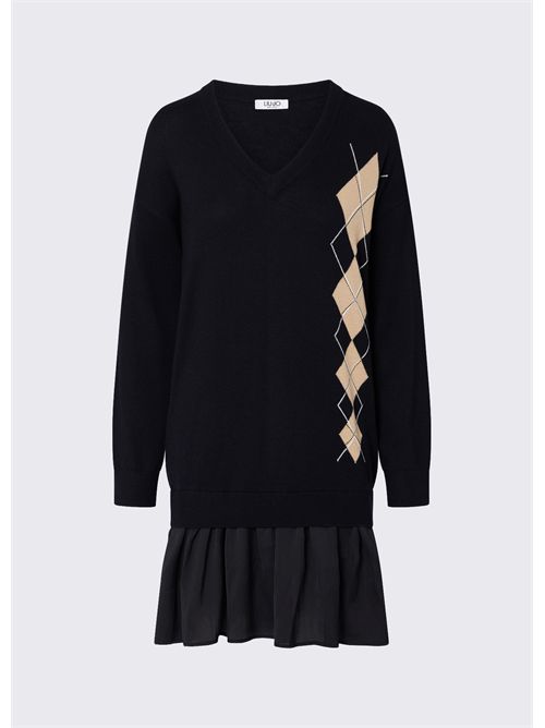 Abito corto in maglia LIU JO | WF6232MA16R/L9207